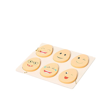 Ecotoys EmoEggs | Scopri le emozioni giocando - Uova di espressione in legno Montessori per bambini piccoli!